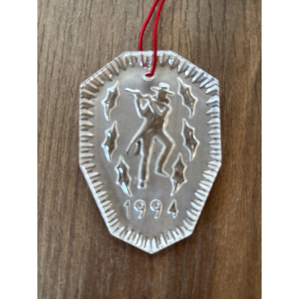Vintage Waterford Crystal 1994 12 Piper Piping 12 DAYS OF CHRISTMAS Ornament